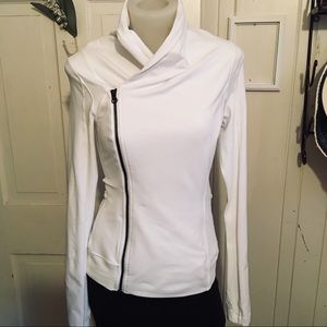Lululemon Double Zip Cross Jacket - S white ,